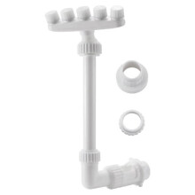 Adjustable Pool Fountain Five Nozzles Waterfall Sprinkler for Cooling, Dual Adapter Swimming Pool Water Fountain