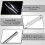 1/2" X 5/8" Masonry Jointer Concrete Jointer Brick Tool Double Ended Masonry Pointing Tofor Cement Pointing Trowel Tools 2