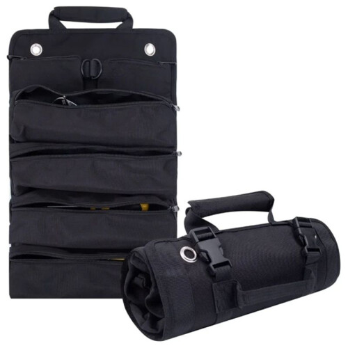 Multi-Purpose Tool Bag Professional Multi Pocket Hardware Tools Pouch Roll  Portable Small Tools Organizer Bag 2