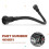 Brake Reservoir Hose Return Pipe 464611 for  3008  C4  DS5 6