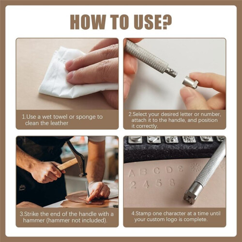 72 Pieces PU Stamping Tools Kit, PU Assorted Shape Saddle Making Stamp Punch Set, PU Stamps Punch Tools