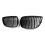 Griglia Singola Anteriore Nera Lucida per  Serie 1 E81 E82 E87 E88 2004-2007 4
