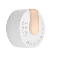 White Noise Machine with Type-C Timed Shutdown Portable Sleep Sound Device for Babies Adults Office and Travel Use
