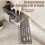Wall-Mounted Multi-Functional Knife Holder - Folding Shelf for Kitchen, Includes Chopsticks Tube and Cutter Storage 3