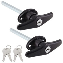 Truck Cap Locking T-Handgrepen Campers Topper Lock, Campers Shell Sloten en Sleutels T-Handle Luifel Vervangend Slot T-Lock