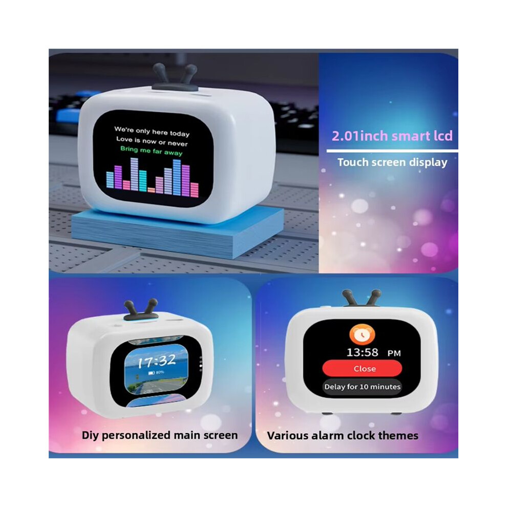 Speaker Portable Multifunctional Music Photo Album Alarm Clock Call Timer Calculator Weather Calendar Etc 4712805733095
