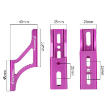 MEROCA Bike Bag Carrier Raise Adapter for DAHON Luggage Carrier Riser Bicycle Mount Holder