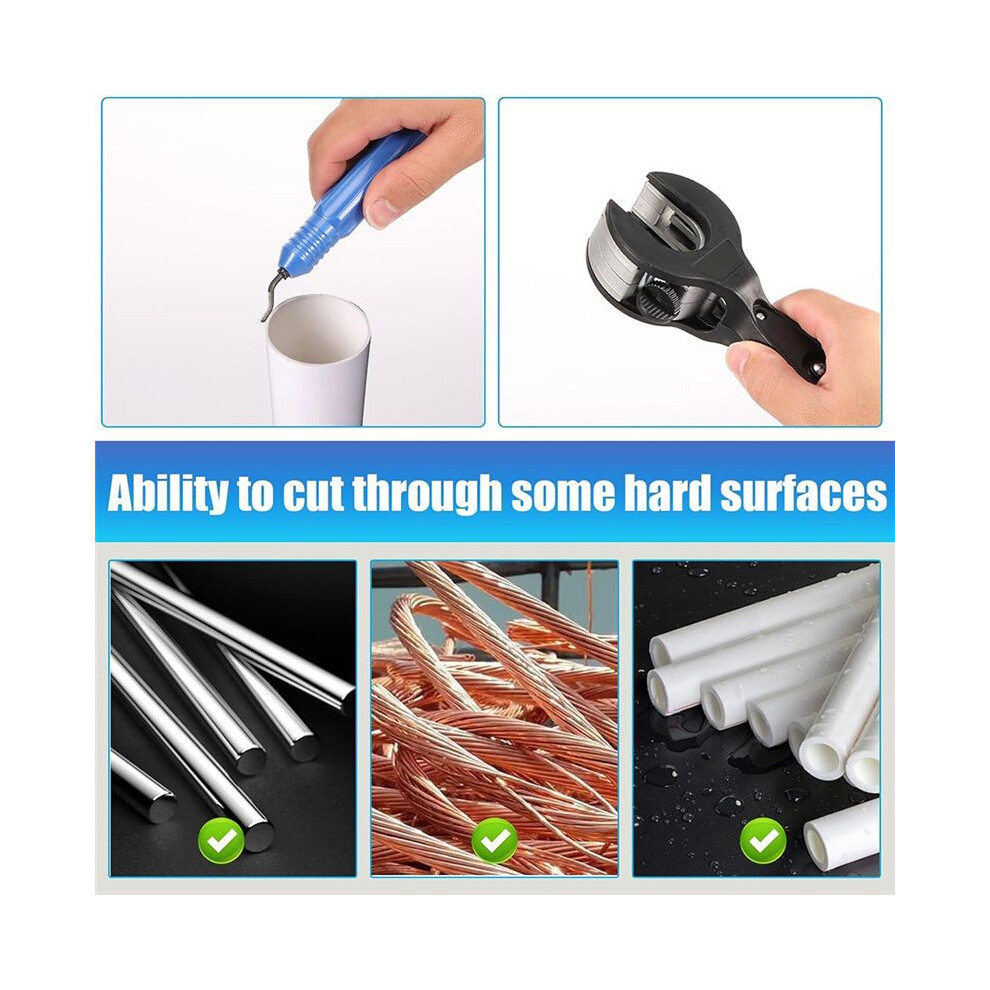 Ratcheting Tubing Cutter, Tubing Cutter 1/4In To 7/8In,2 In 1 Close Quarters Tube Compact Cutter, Ratcheting Pvc Cutter 6033652659382