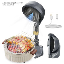 Cappa da Tavolo Portatile, Cappa da Cucina Portatile con Ventola di Scarico, Ventola di Scarico Portatile con Filtraggio Dei Fumi A Basso Rumore