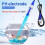 Ph Sensor Electrode 0-14 Ph Controller Electrode Probe Bnc Connector Replacement Kit for Aquarium 2