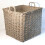 Extra Large Square Wicker Log Basket 3