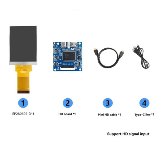 2.8-Inch  Split Screen -Compatible Display 480x640 Resolution Full View RGB IPS Universal Capacitive Touch B 1