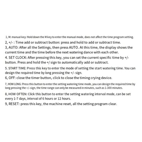 Electronic Automatic LCD Display Water Timer Digital Irrigation Controller Waterproof Cover Garden Watering Pump 2