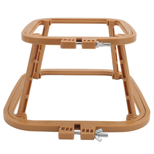 Cornice per ricamo a doppio strato da tavolo khaki 1 set 2