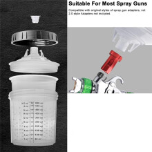 Verfbeker 20 Ounce (600 Ml) Kit voor Commerciële Autolakken