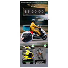 New Heat Insulation Motorcycle Cushion At All Seasons Universal Waterproof Comfortable Gel Cushion
