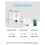 Makeup Magnifying Mirror Travel Hand Mirrors with Handle Double Side Handheld Mirror with Adjustable Handle/Stand 30x 5