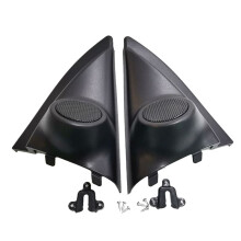Car A-Pillar Speaker Cover Mounts Black for D-Max 2012-2019 Car Tweeter Refitting Audio Door Angle Speaker Cover