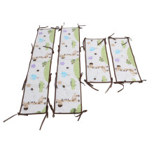 4 pezzi Tipo B Paracolpi per lettino Colore 132.5x25.5cm/71x25.5cm