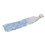 Weft di capelli per bambola, gradiente bianco-blu, lunghezza 1 m, larghezza 30 cm 16