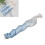 Fascio di capelli per bambole gradiente bianco-azzurro 30cm 1m Lunghezza 13