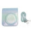 Instant Camera Case Rainproof Scratch Proof PU Leather Camera Protective Bag with Shoulder Strap Compatible With Mini 12 Blue Green 2