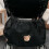 Waterproof Polyester Baby Stroller Organizer Diaper Bag 50x67cm Black 4