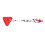 Red Multi-Functional Neurological Reflex Hammer 13