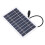 2W 5V Small Solar Panel Monocrystalline DC5521 Output Waterproof Dustproof Protable Mini Solar Panel Compatible With 3.7‑5V Battery 4