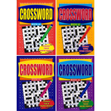 A5 Crossword Puzzle Books Set of 4 with Answers