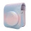 Instant Camera Case Rainproof Scratch Proof PU Leather Camera Protective Bag with Shoulder Strap Compatible With Mini 12 Blue Pink 5