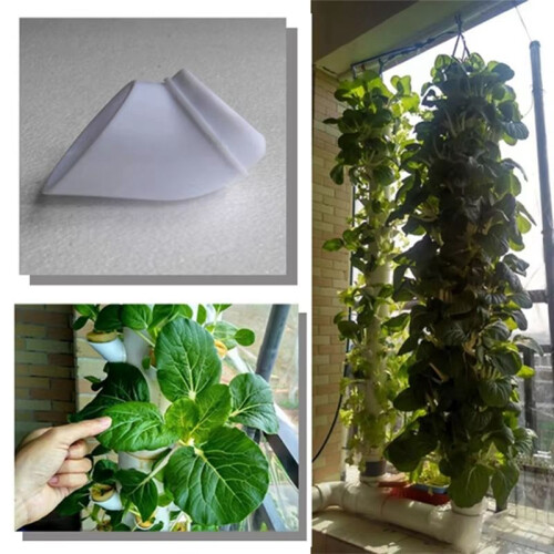 Hydroponic Vertical Tower Container DIY Hydroponic Planting Cup Flower Container Plant Growth Pot Cup