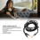4.4mm Silver Plated Headphone Cable Replacement 3.9ft for D600 D7200 Elear 3