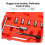 7PCS  Injector  Cutter Cleaner Tools Carbon Remover Car Garage Tool Kit 2