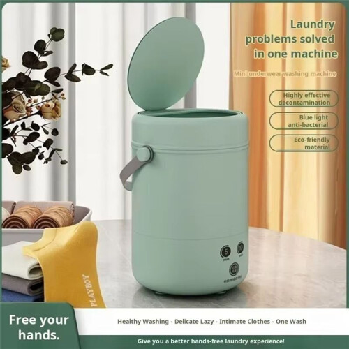 Wasmachine Klein  Dorm Draagbare Wasmachine Ondergoed  Wasmachine Wit EU-Stekker 2