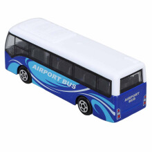 Modèle de bus en alliage réaliste pour enfants, 9x3x2cm, véhicule de collection bleu