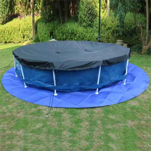 Runde Poolplane, 4,5 M, Wasserdicht, Strapazierfähig, Poolmatte, Poolbodenfolie, Poolmatte 2