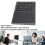 Wireless Numeric Keypad 22 Keys Bluetooth 4.2 2.4G Gray for Laptop/Desktop 4