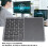 Wireless Numeric Keypad 22 Keys Dual Bluetooth 4.2 & 2.4G Dark Gray 5