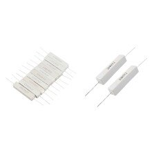 12Pcs Fixed Ceramic Cement Resistors 5% Watt,15 Ohm 10W & 8 Ohm 20W
