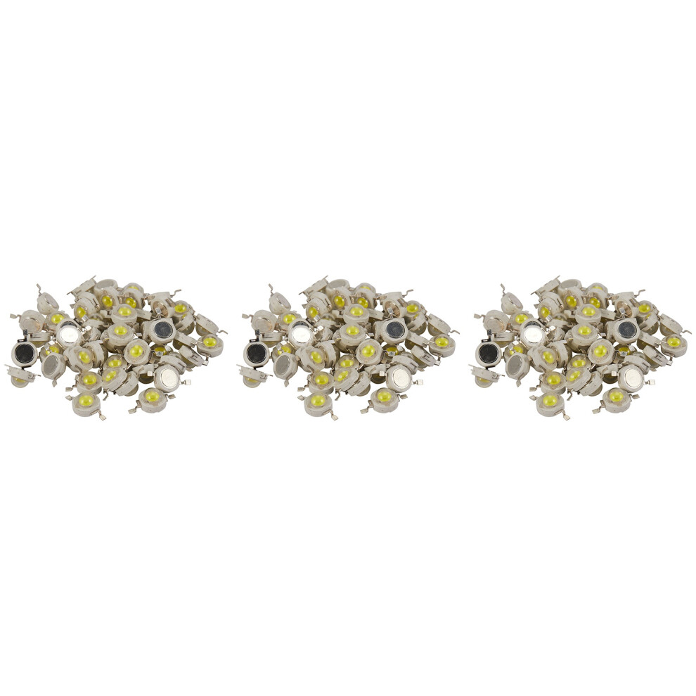 150Pcs 1W Diode High Power Cool White Led Beads 1 Watt Lamp Chip 3V-3.4V 4714127584683