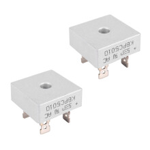 2X Einzelphase Diodengleichrichter Brueckengleichrichter 50A 1000V KBPC5010 Neu