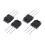 4 Silizium Transistoren - D1047 + B817, 200V, 12A 2