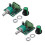 2X Low Voltage  PWM Motor Speed Controller Module 1.8V 3V-5V-6V 12V 2A 1