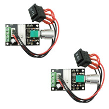 2X 6V 12V 24V 28V 3A 80W Motor Speed Controller (PWM) Speed Adjustable Reversible 1203BB Motor Driver