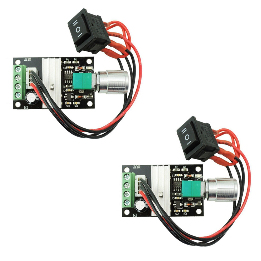 2X 6V 12V 24V 28V 3A 80W Motor Speed Controller (Pwm) Speed Adjustable Reversible 1203Bb Motor Driver 6032993211402