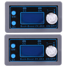 2X ZK-4KX CNC   Buck Boost Converter CC CV 0.5-30V 4A Power Module Adjustable Regulated Power Supply