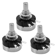 3X Potentiometre Rotatif en Carbone Avec Diametre Avec Bouton, RV24YN 20S B103 10K Ohm