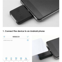 Portable RFID ID Card Reader 125KHz USB EM Card Reader for Win8 Android OTG Phone Support White