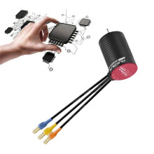 For QUICRUN-2435-G3 Motor for QuicRun WP 16BL30 G2 ESC Motor for 1/16 1/18 Entertainment Vehicles 4500KV